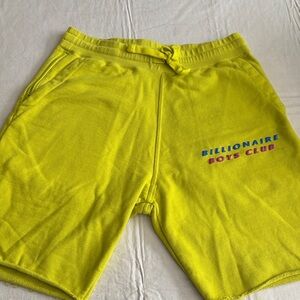 Billionaire Boys Club Vibrant Yellow Athletic Shorts